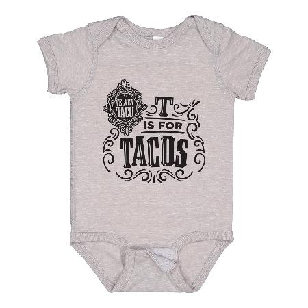 T IS FOR TACOS ONESIE